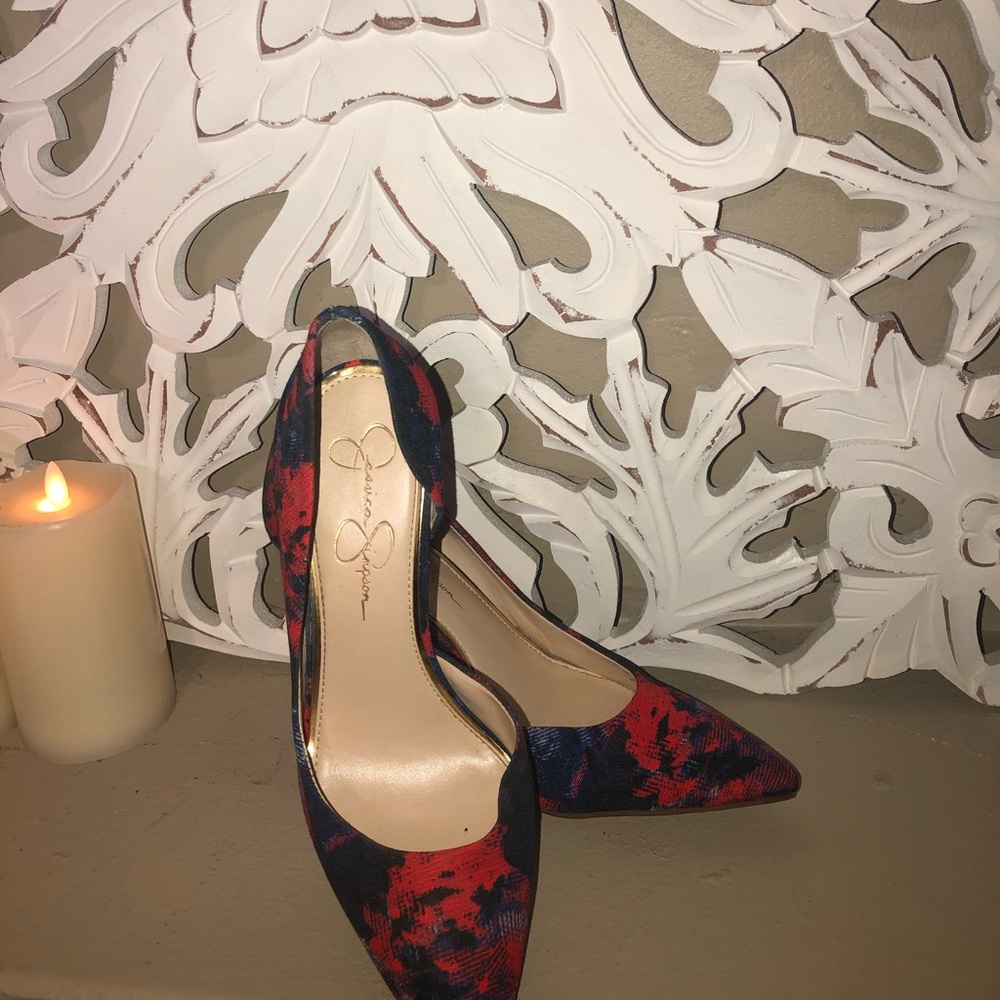 Floral Print  Heel
